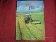 BROCHURE  PUBLICITAIRE  FAUCHEUSES  ROTATIVES    CLAAS    CORTO    8/92