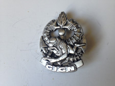 INSIGNE  MILITAIRE FRANCE BREVET  PLONGEUR  GENDARMERIE GIGN PARACHUTE  ARGENTE
