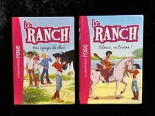 # lot 2 livres Enfants - LA RANCH - Tomes 5 et 6 - Bibliothèque Rose