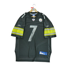Reebok Maillot NFL Pittsburgh Steelers Ben Roethlisberger #7 Taille L #QWE2204