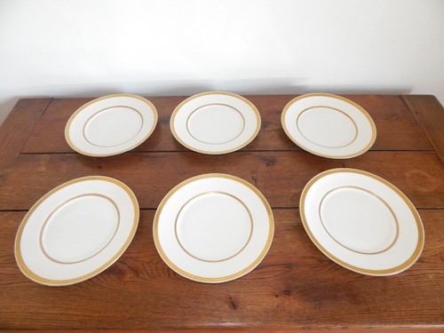 Anciennes assiettes plates - 6,