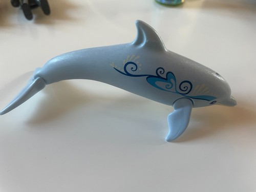 Playmobil dauphin bleu marque - dauphin,