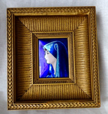 Tableau  Vierge Marie émail