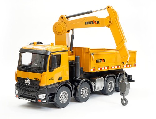 Camion benne avec grue - avec, rc