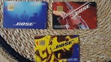 télécarte F300 301 302 Bose