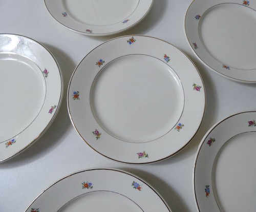 Assiettes plates badonviller - assiettes,