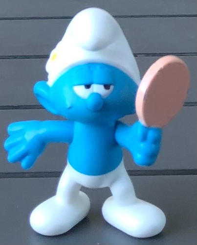 Figurine schtroumpf coquet - figurine,