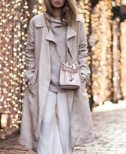 ZARA 100% Lin Trench-Coat Lin