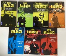 7 romans DAVID BALDACCI livre poche lot roman thriller policier