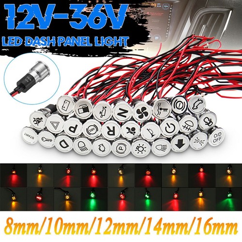 16mm 36v led tableau bord - tableau,