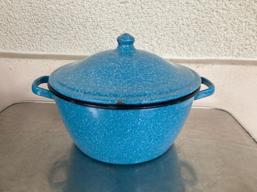 Ancienne soupiere emaillee - ancienne,