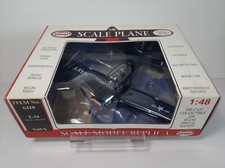 Avion T 34 NAVY bleu + 2 pilotes - échelle 1/48 - Model Power