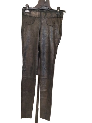 Authentique legging cuir noir - authentique,