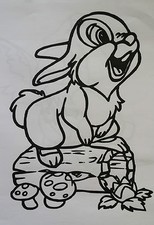 Sticker panpan sur un tronc