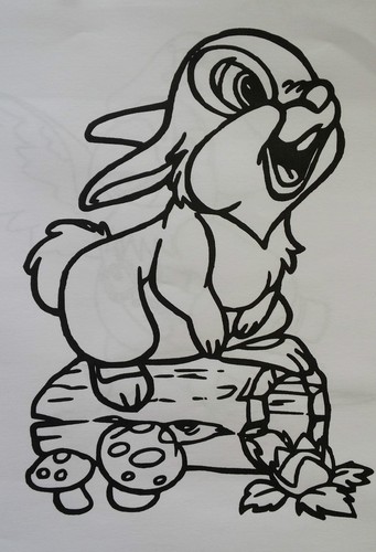 Sticker panpan sur tronc - sticker, un