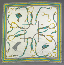 Magnifique  foulard vintage  "