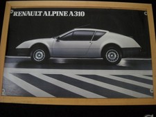 AFFICHE POSTER RENAULT ALPINE A310