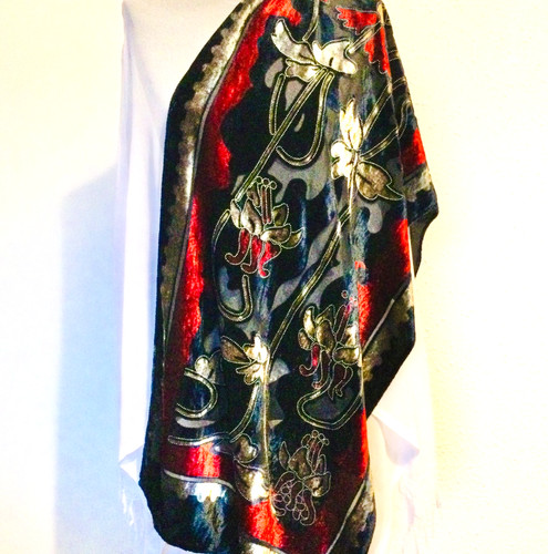 Lot foulards châle vintage - 2, foulards/châle