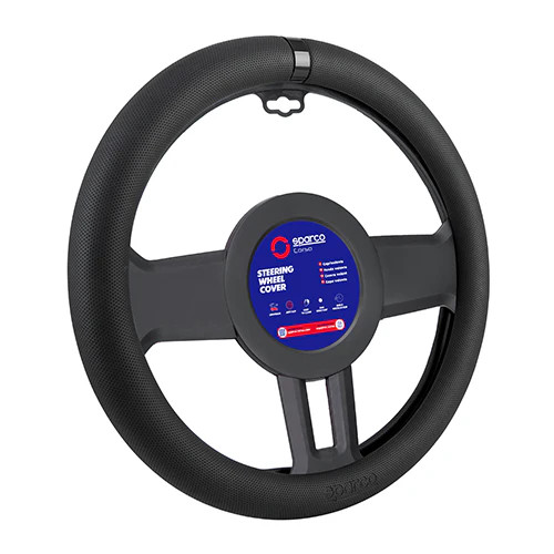 Couvre volant noir sparco avec - volant,
