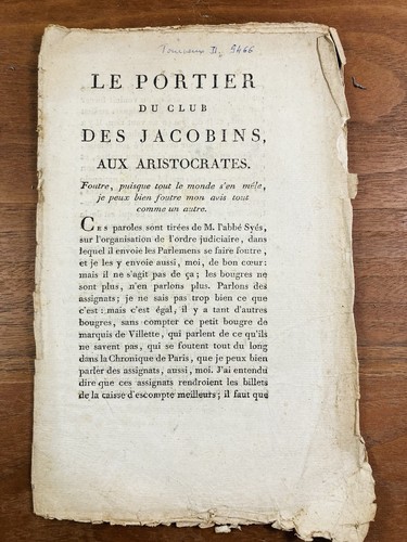 Portier club des - du,