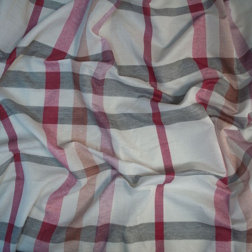 Tissu lin carreaux - en,