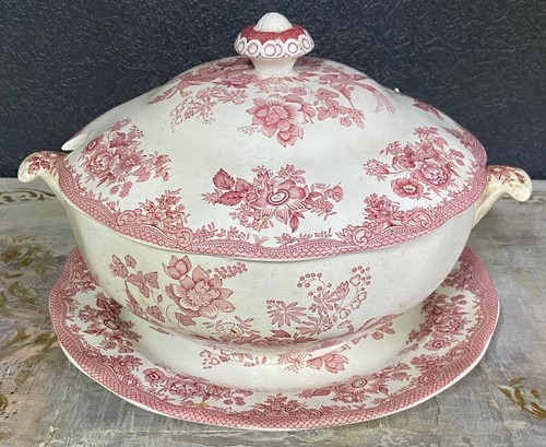 Ancienne soupière plat - et,