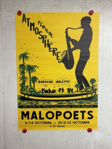 Rare affiche ancienne concert - affiche,