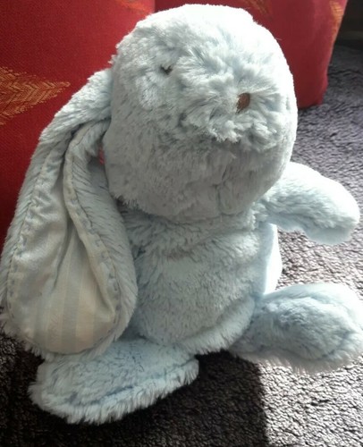Peluche doudou lapin bleu - ,