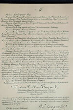 TURPAULT Bry Lenepveu Pommeret FAIRE PART Reverdy Perreau Hargues 1906