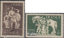 Timbres France 1943 Mi 598-599