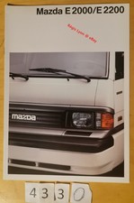 MAZDA E 2000/ E 2200 Brochure