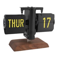 Auto Flip Desk Clock Grand Numéro 12 Heures Affichage Vintage Flip Down Clock