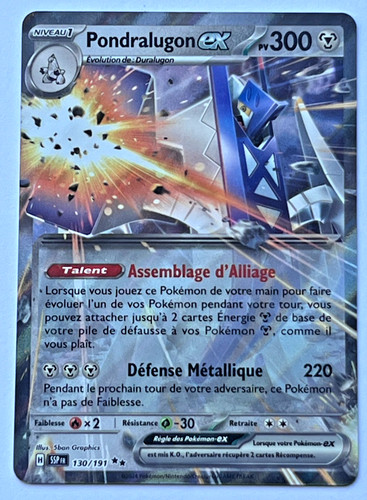 Carte pokemon pondralugon - carte,