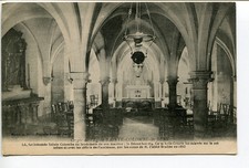 Crypte de l'église de Sainte Colombe lès Sens - Salle voutée en ogives, colonnes