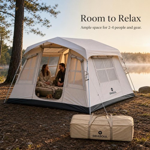 Tente camping glamping - glamping, 2-4