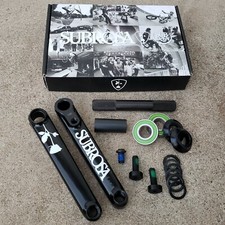 SUBROSA ROSE CRANKS BLACK BMX