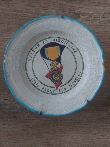 Assiette émaux longwy - de,