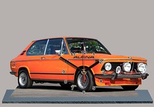 VOITURE , BMW 2002 tii ALPINA