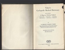 Taber's Cyclopedic Medical