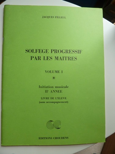 Solfège progressif par les