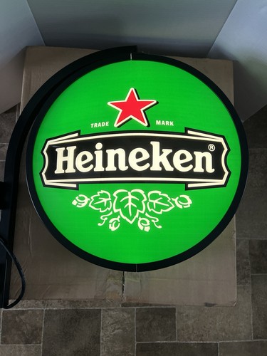 Heineken beer double sided - beer,