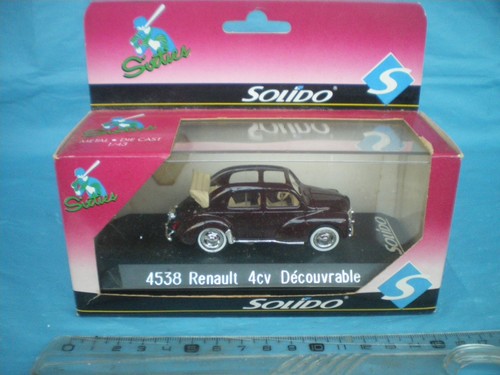 Renault 4cv découvrable - , rouge
