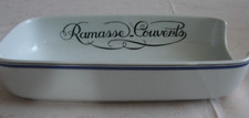 RAMASSE-COUVERTS  PORCELAINE D'AUTEUIL  Service Bistrot Jacques Lobjoy MARINE