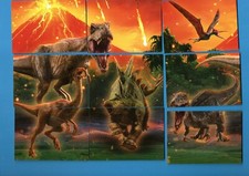 9 CARTES JURASSIC WORLD 2 FALLEN KINGDOM, IMAGE COMPLÈTE