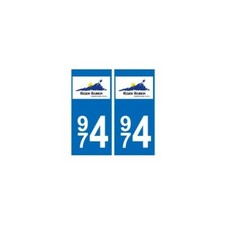 974 réunion autocollant - la,