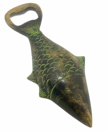 Laiton antique poisson bière - poisson,