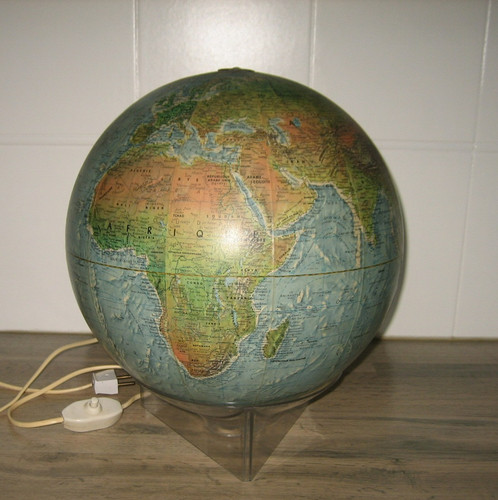 Lampe globe terrestre - globe,
