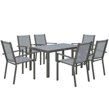 Outsunny Salon Jardin 6 Places