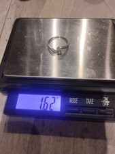 #16 Bague Argent Massif 925 Solitaire Zircon 