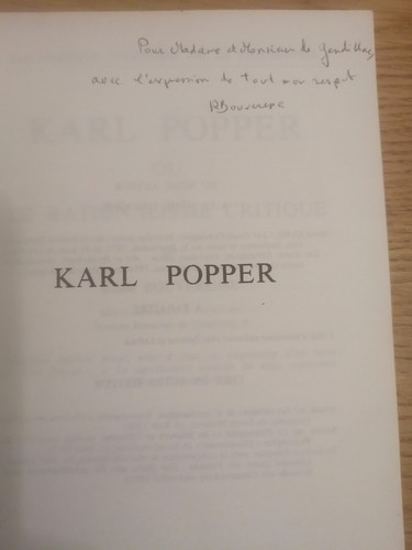 Karl popper rationalisme - ou, le
